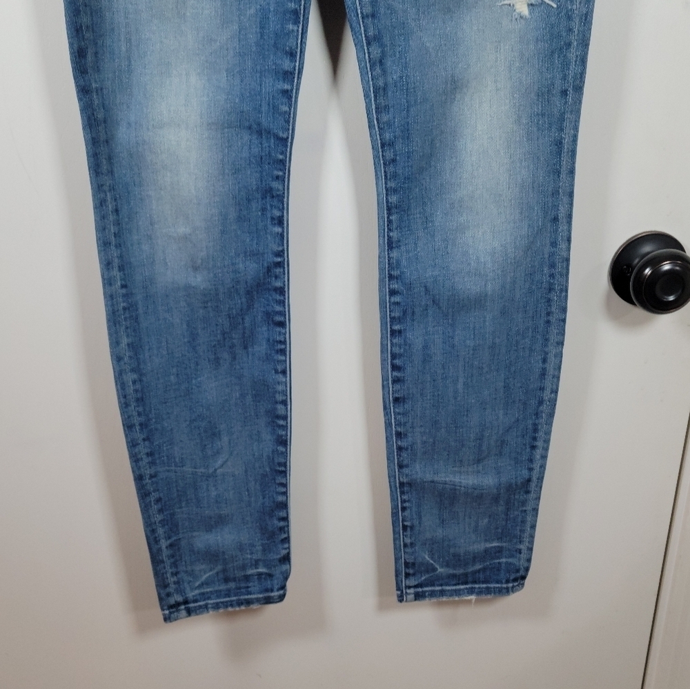 Mother The High Waiste Looker Jeans Graffiti Girl Size 27 - Picture 2 of 11